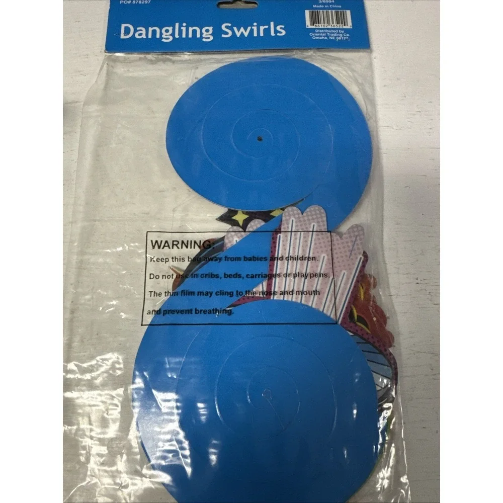 12‎ Alien Whirls: UFO Space Theme Hanging Swirl Party Decorations Kids Birthday